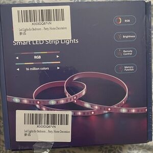 Smart LED Strip Lights with Remote Control - RGB